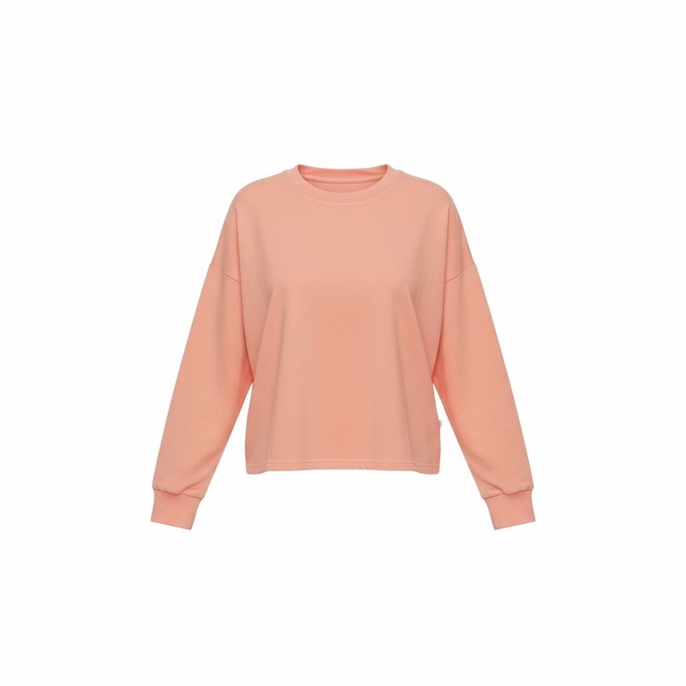 Bubble Baby Peach Bamboo Viscose Long Sleeve Lounge Top Sweatshirt XXS/XS
